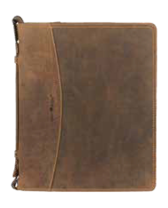 Lederen schrijfmap - Afbeelding 2